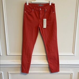 Just USA Brand Women's Reddish/Orange Skinny Jeans